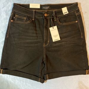 Judy Blue Black High Waisted Shorts XL